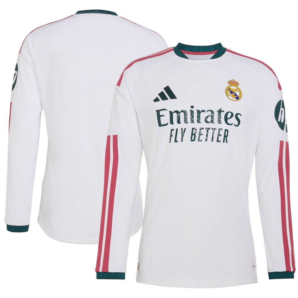 Long Sleeve Player Edition Real Madrid Home Uniform 26/27